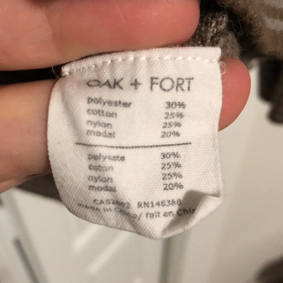 Oak + Fort brown and green striped turtleneck - Picture 4 of 4